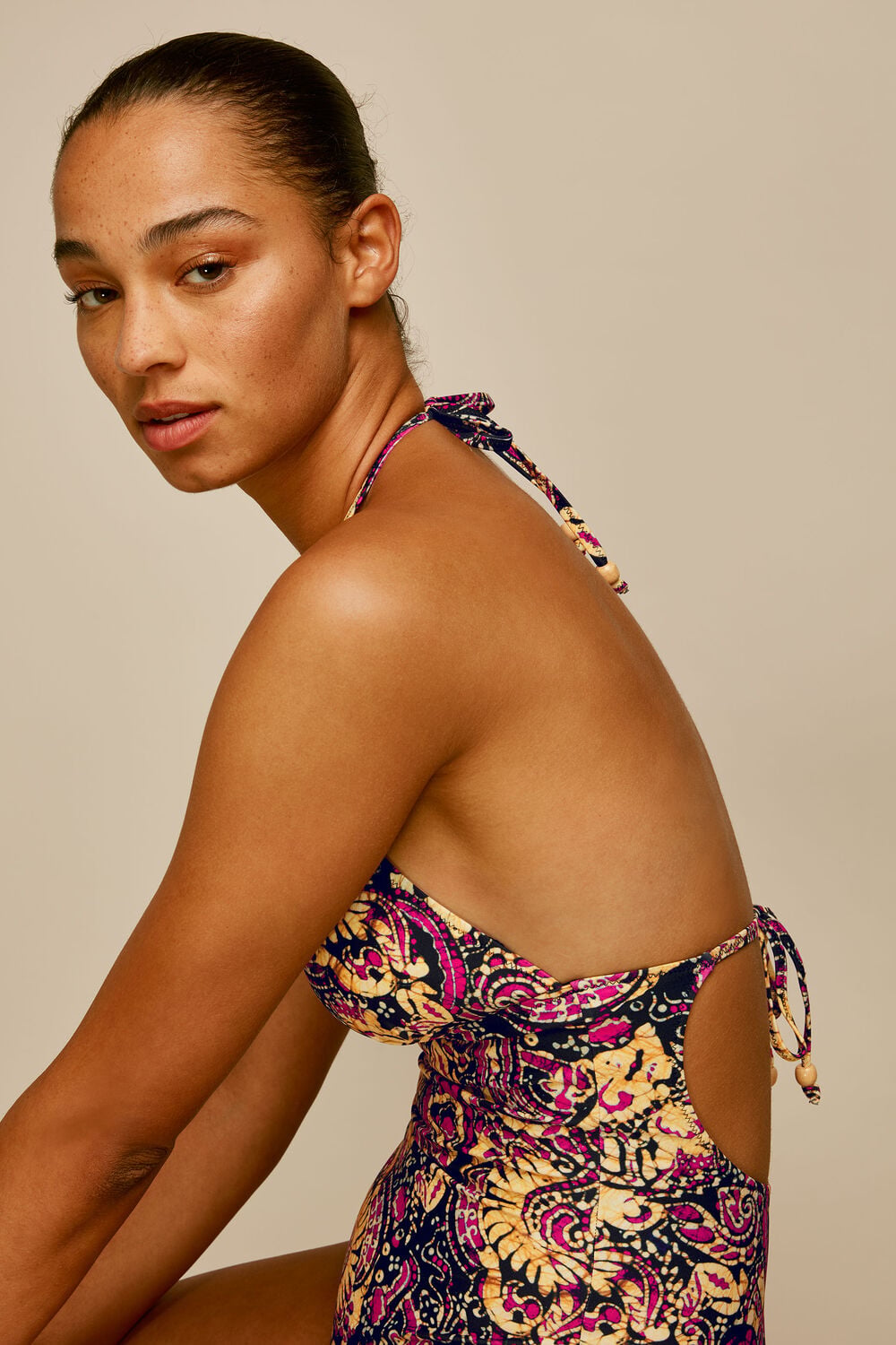 Batik Print Swimsuit