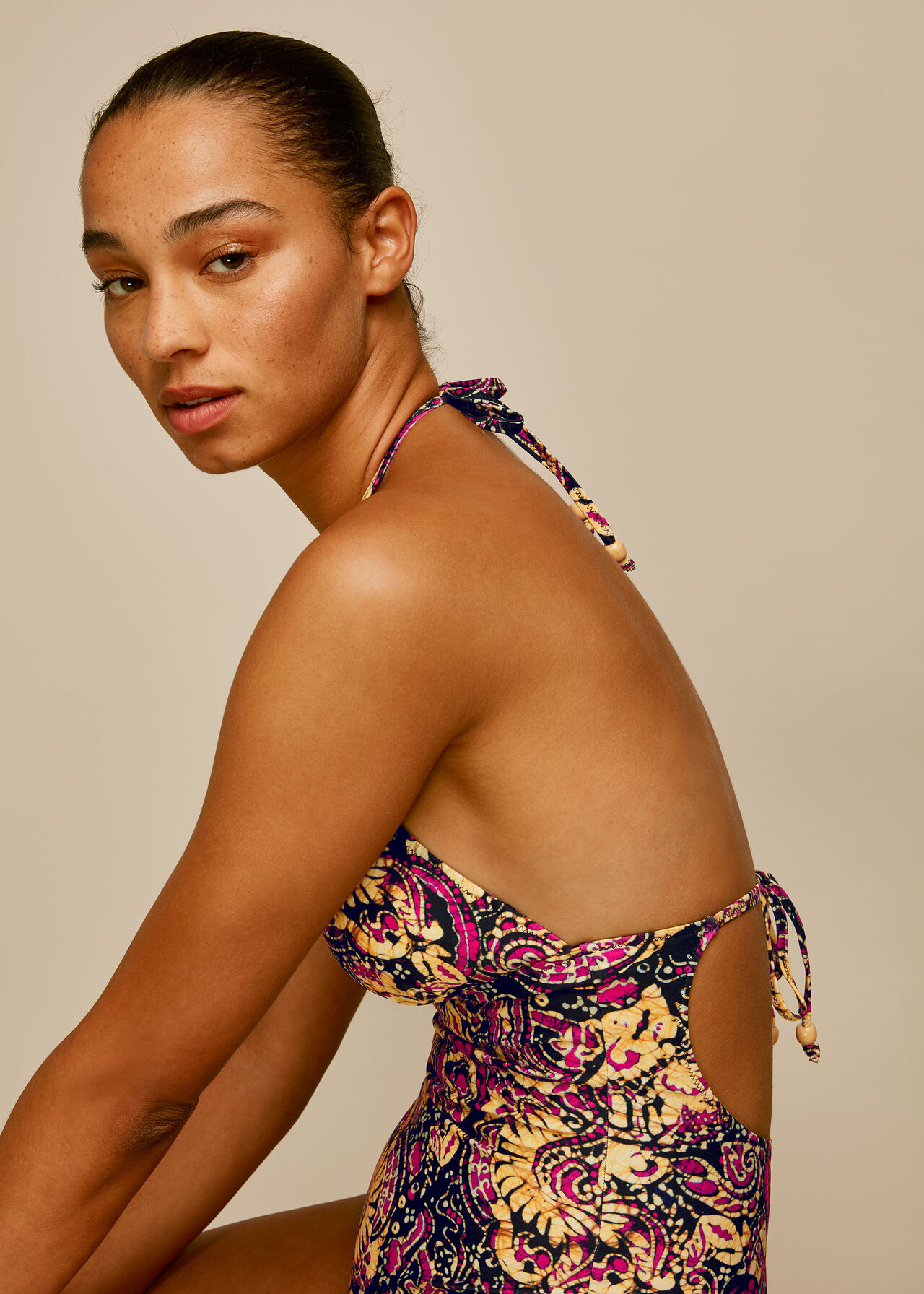 Batik Print Swimsuit