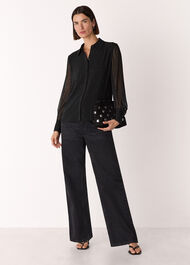 Hot Fix Sheer Shirt