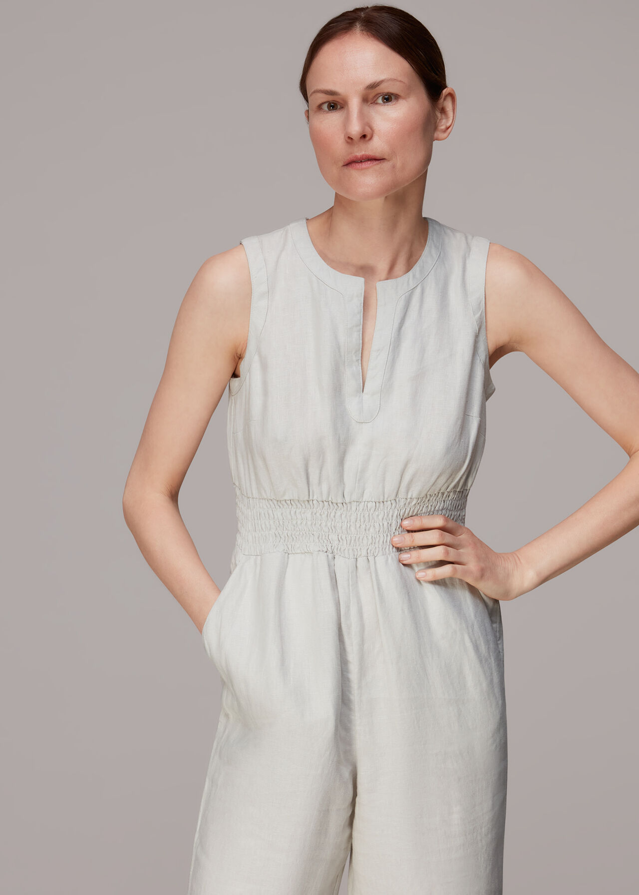 Melanie Linen Jumpsuit