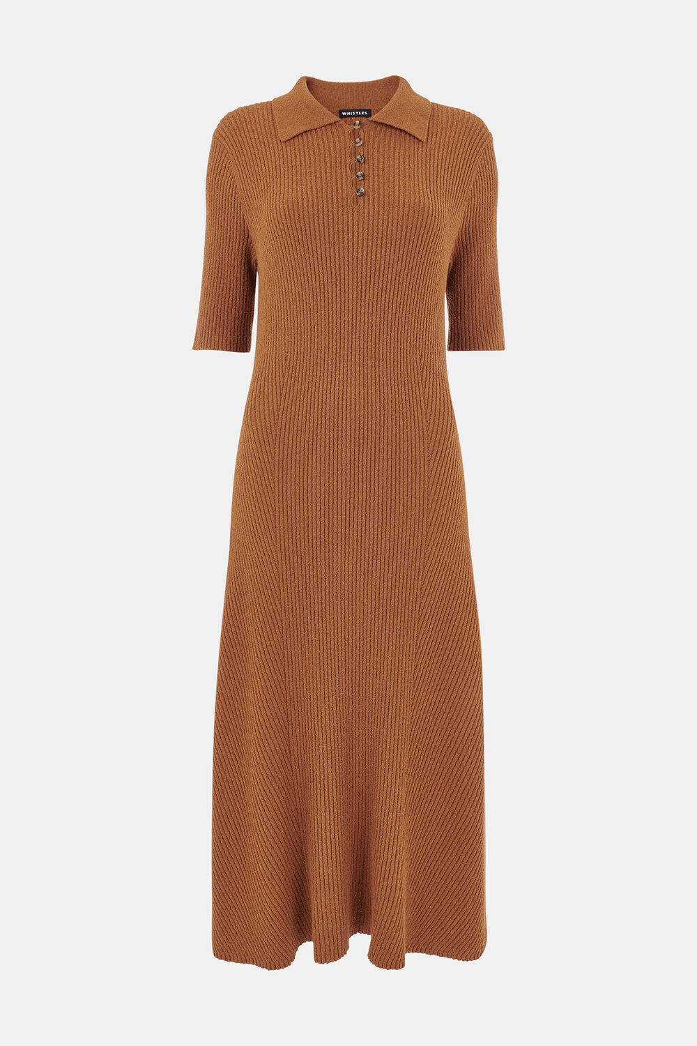 Knitted Ribbed Midi Dress
