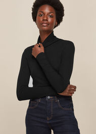 Essential Polo Neck Black