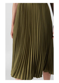 Kitty Pleated Satin Skirt