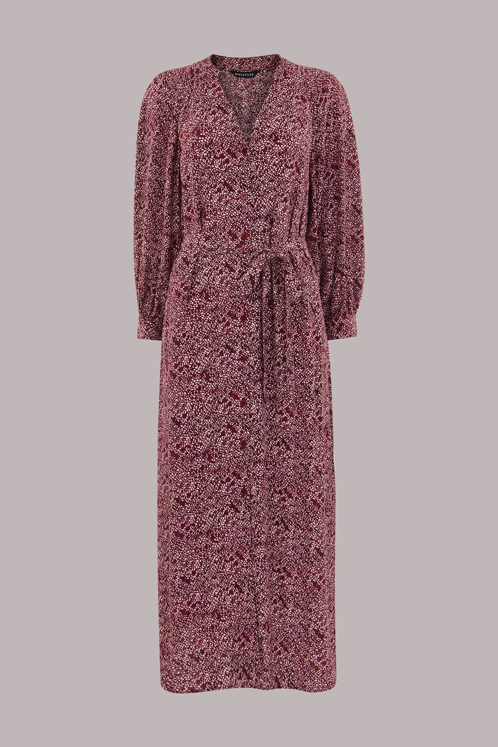 Pink Rough Weave Lizzie Midi Dress
