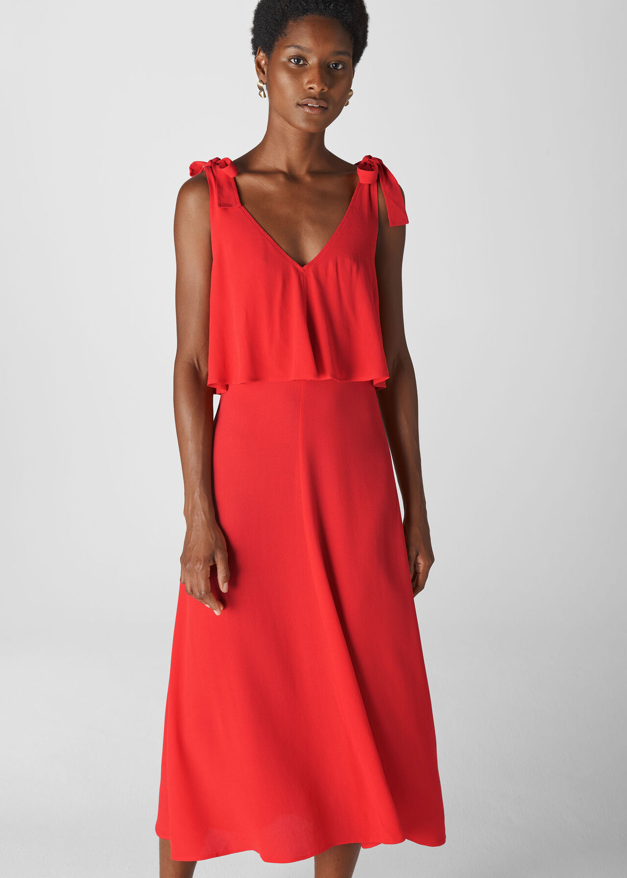 Red Romina Dress | WHISTLES