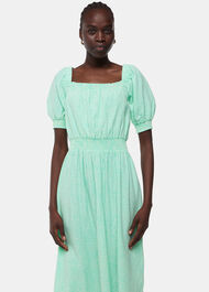 Scribble Check Dress