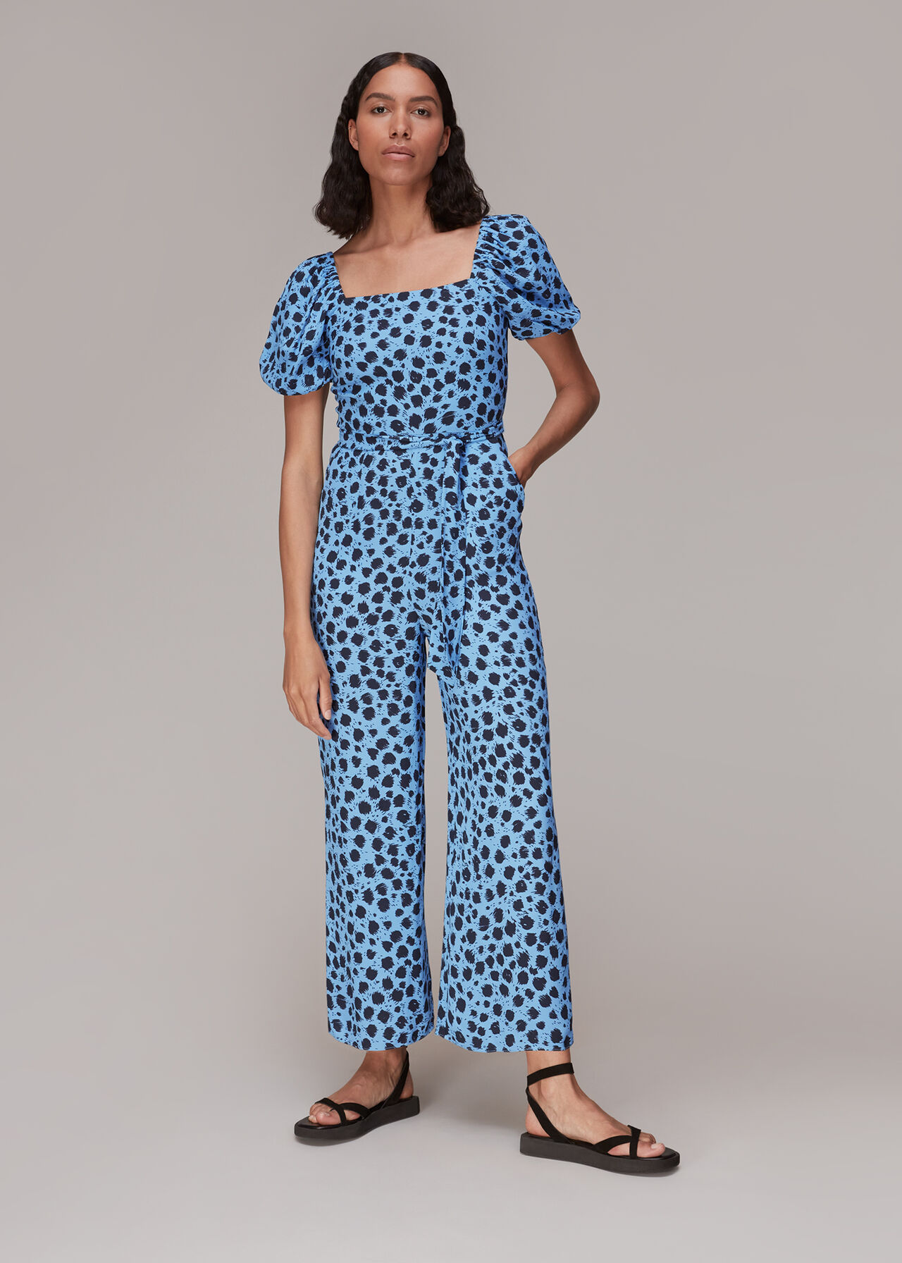 Brushed Dalmatian Jumpsuit