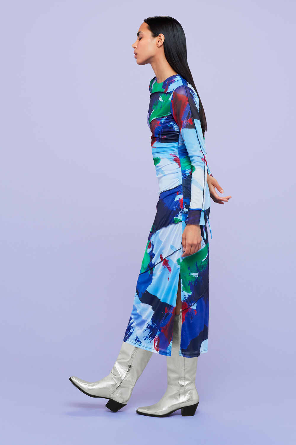 Brushmark Seam Detail Dress