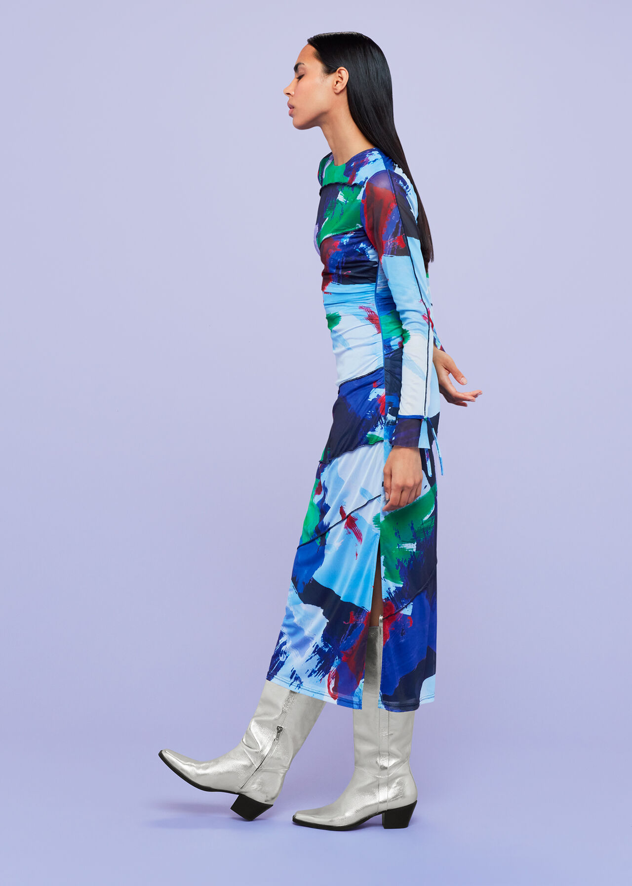 Brushmark Seam Detail Dress