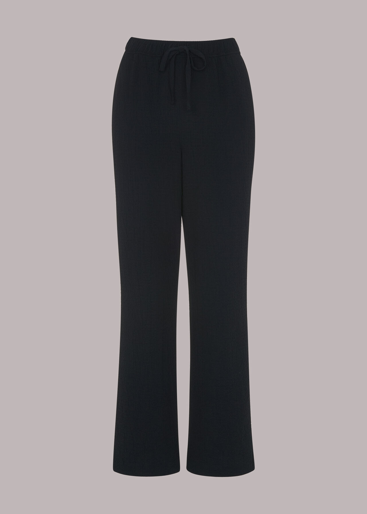 Black Fluid Crop Trouser, WHISTLES