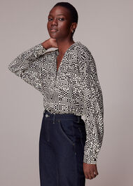 Checkerboard Ramona Blouse
