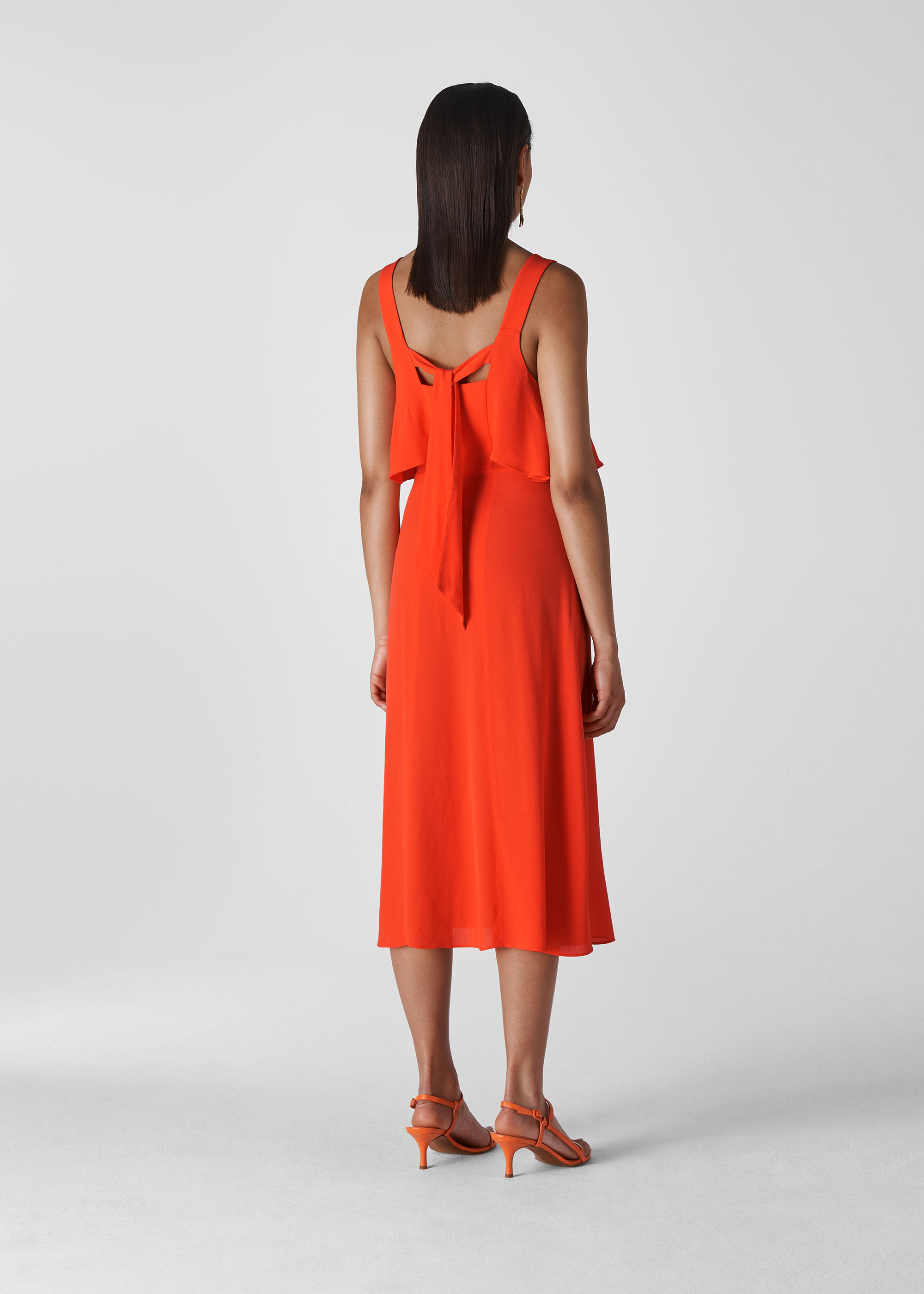 Whistles deals orange dress
