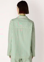 Cotton Stripe Pyjama Shirt