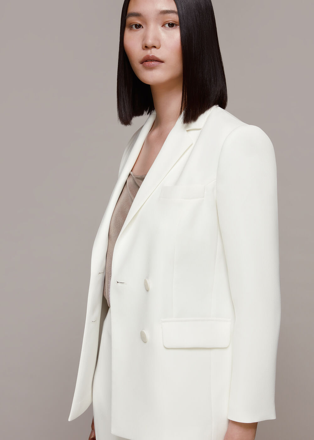 Annie Wedding Blazer Ivory/Multi