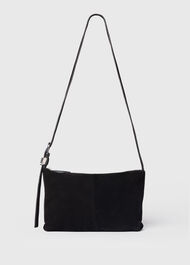 Ring Detail Suede Bag