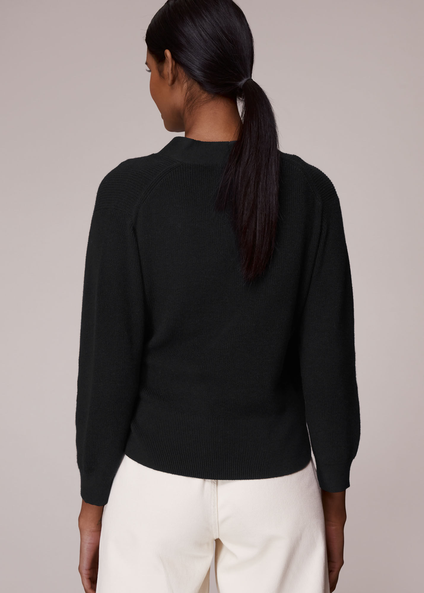 Black Wrap Ballet Cardigan WHISTLES