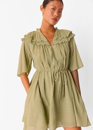 Petite Cotton Frill Mini Dress