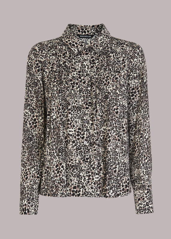 Multicolour Micro Animal Print Shirt
