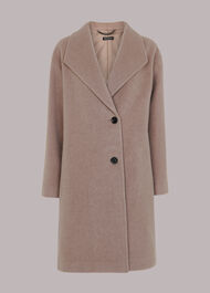 Collar Detail Wool Coat
