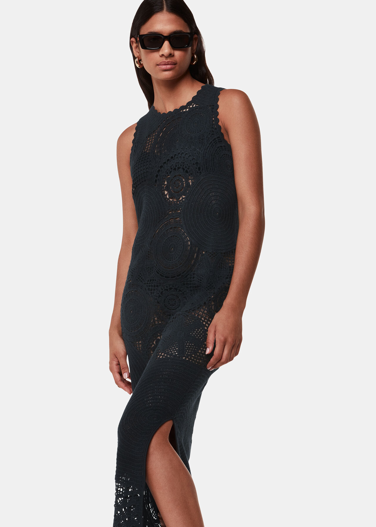 Crochet Circle Maxi Dress