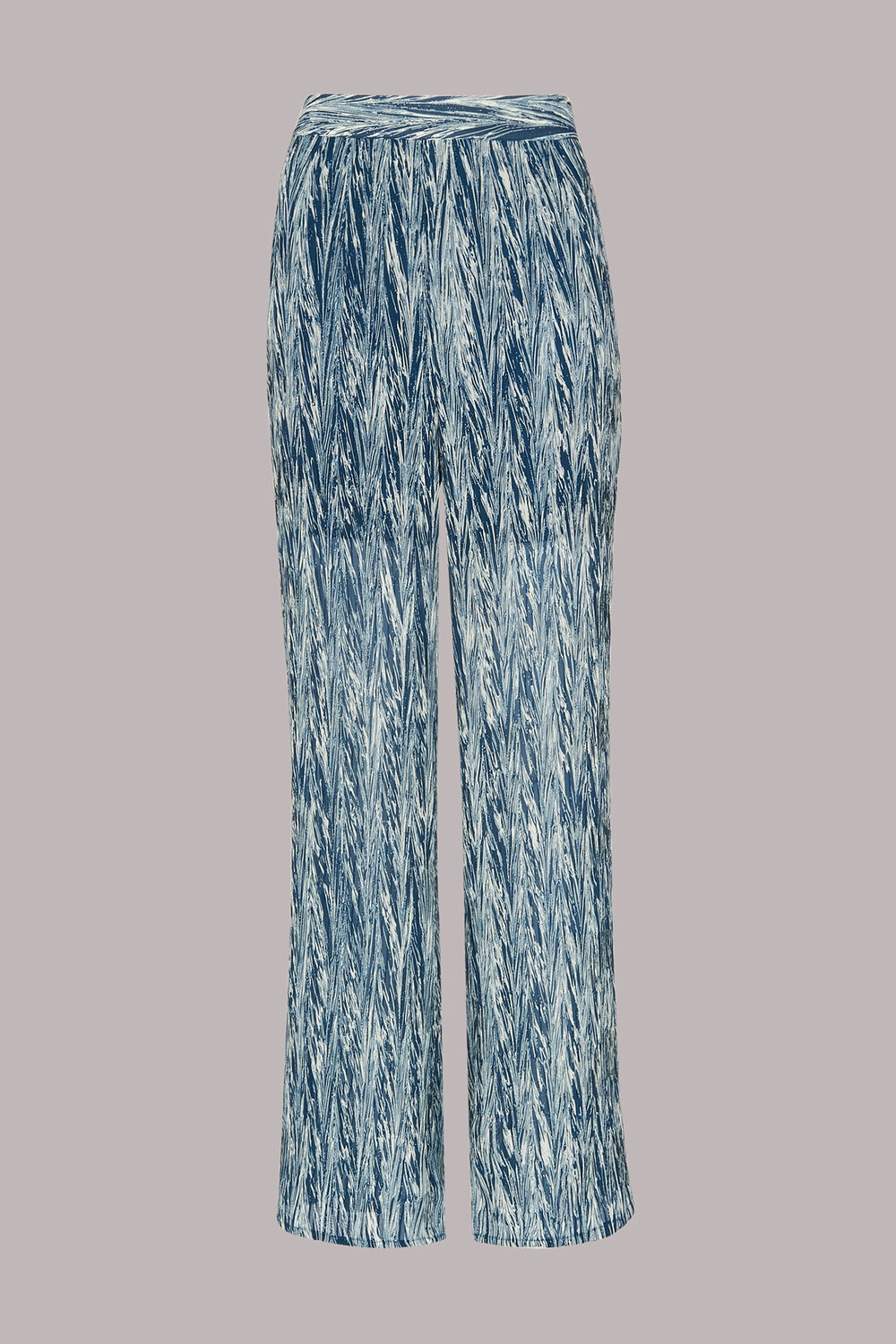 Marble Stripe Plisse Trousers