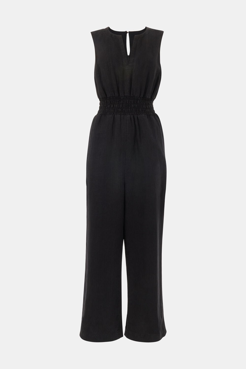 Black Petite Danny Linen Jumpsuit