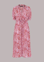 Summer Cheetah Midi Dress