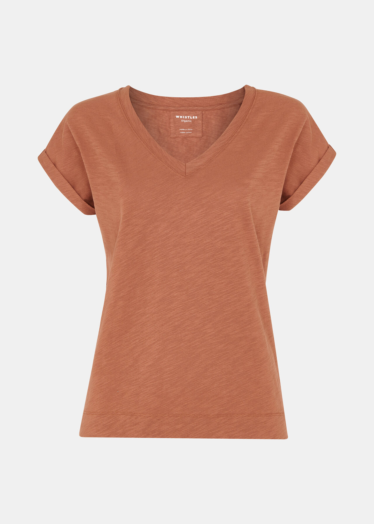 Willa V-Neck Cap Sleeve Tee