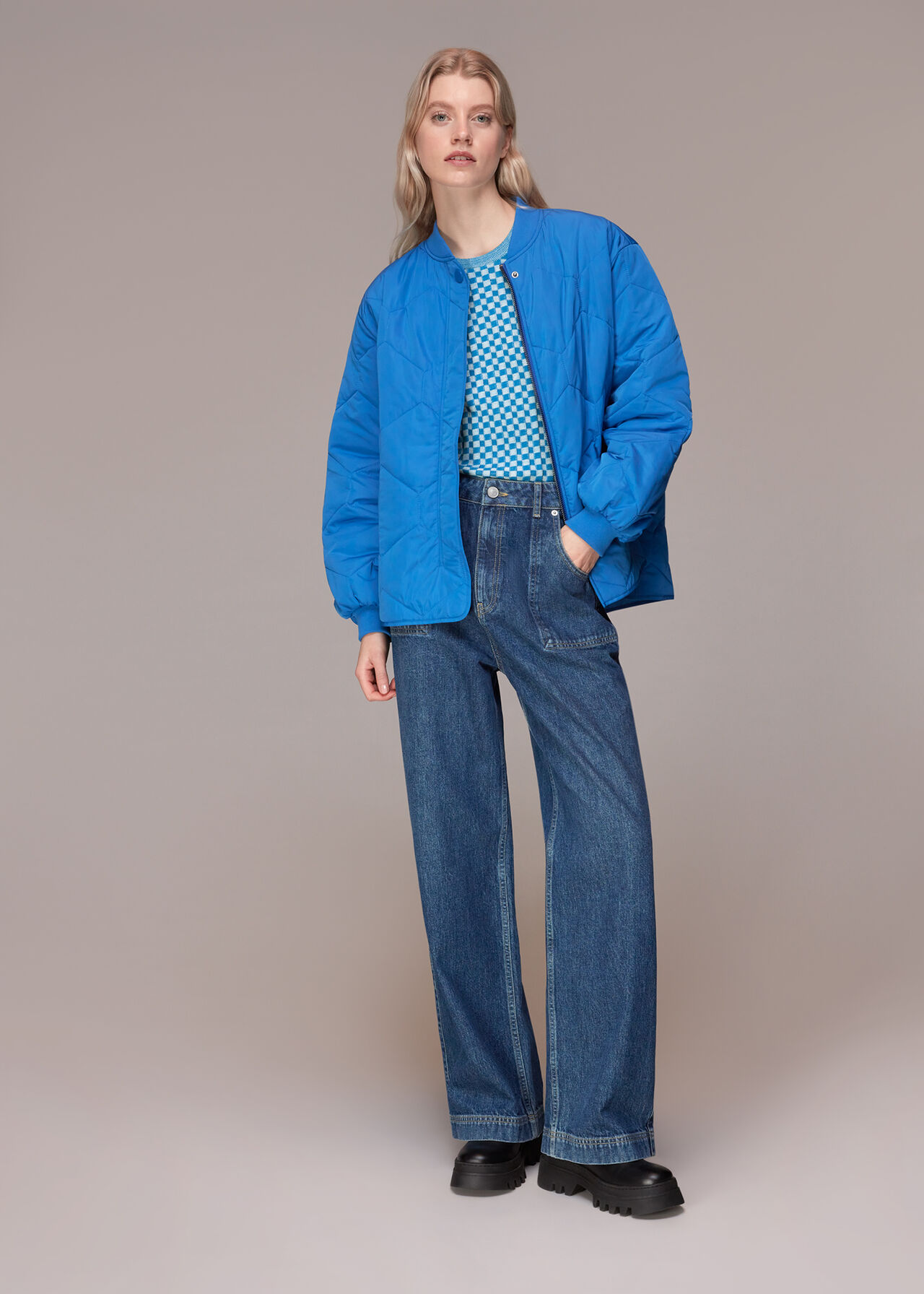 Check Rib Knit