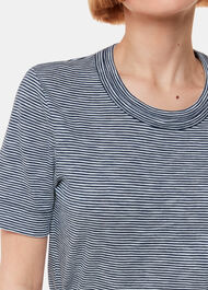 Rosa Double Trim Stripe TShirt