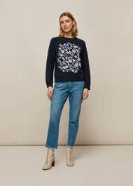 Wheat Floral Sweatshirt