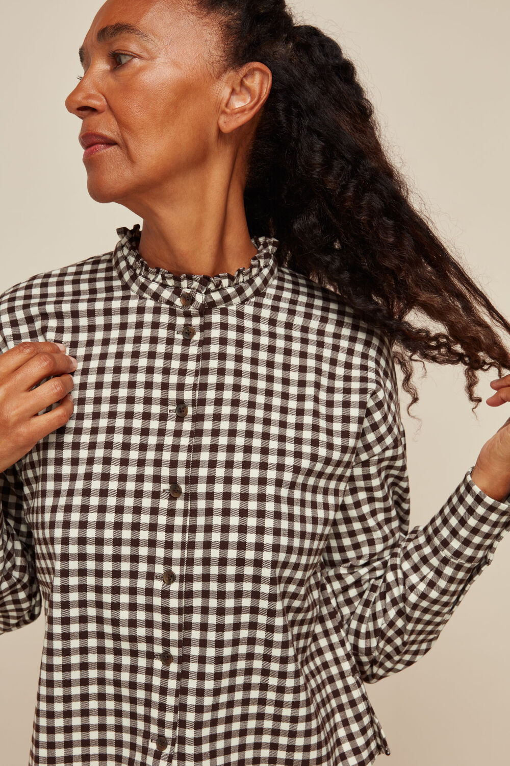 Gingham Blouse
