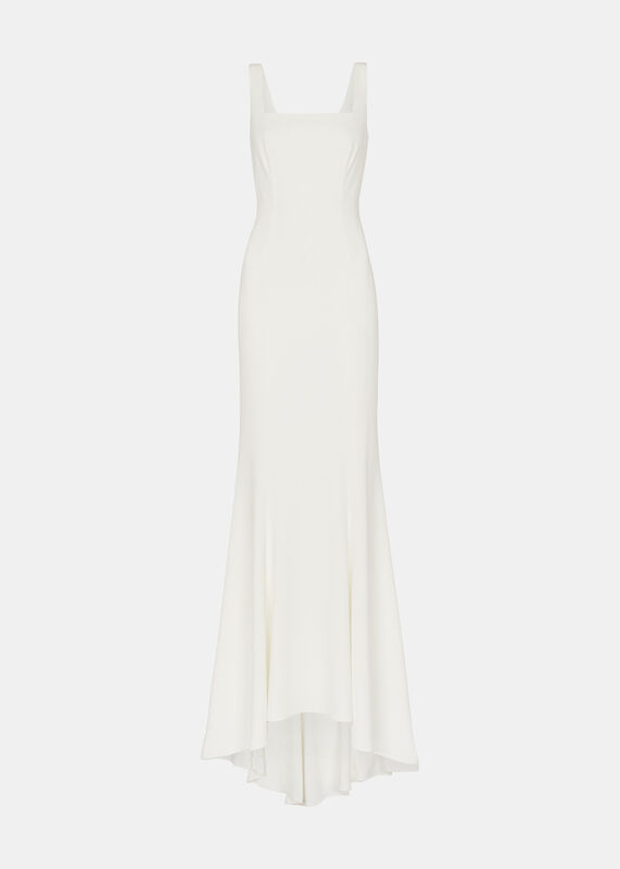 Ivory Mia Square Neck Wedding Dress