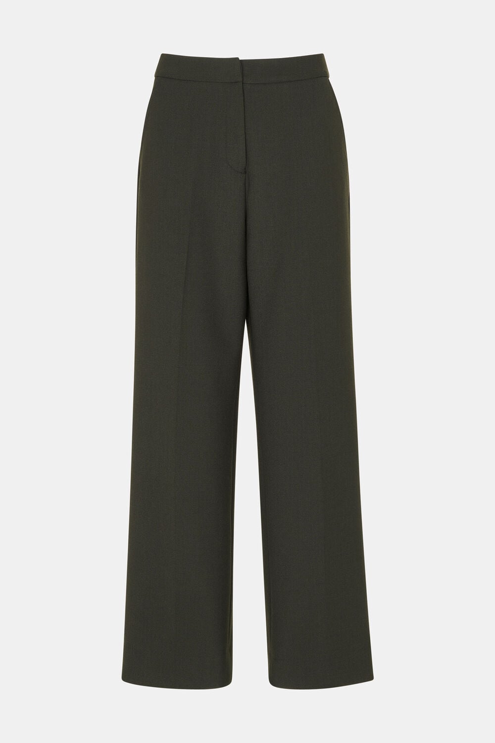 Dark Green Natalie Wool Blend Trouser