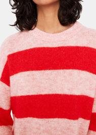 Stripe Mohair Knit