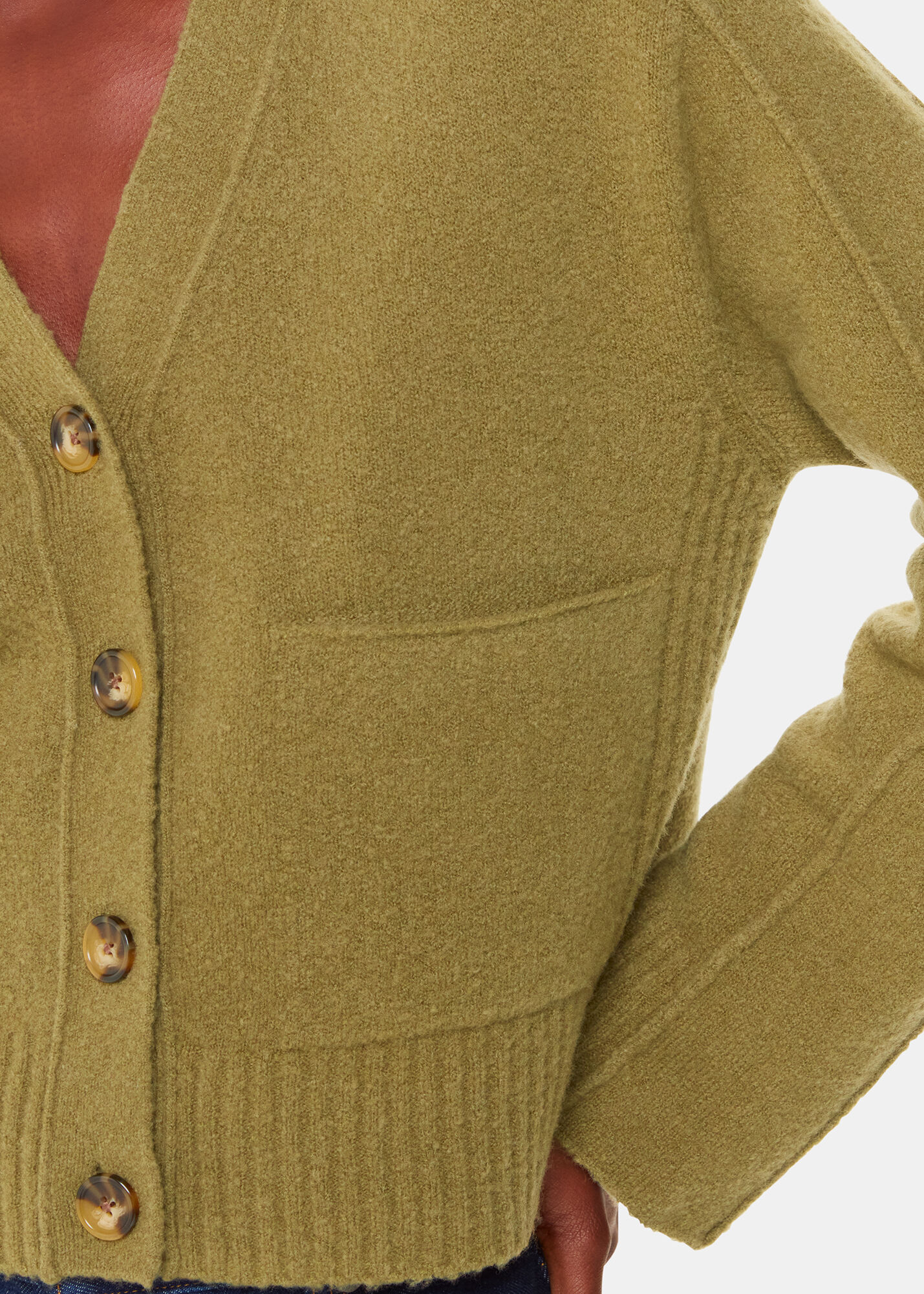 【訳あり】 whistles-wool-mix-pocket- トップス