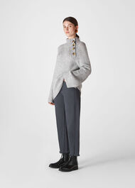 Button Neck Knit