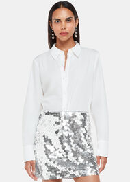 Sequin Disc Mini Skirt