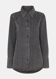 Washed Stripe Denim Shirt