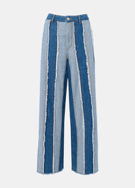 Macie Vertical Patchwork Jean