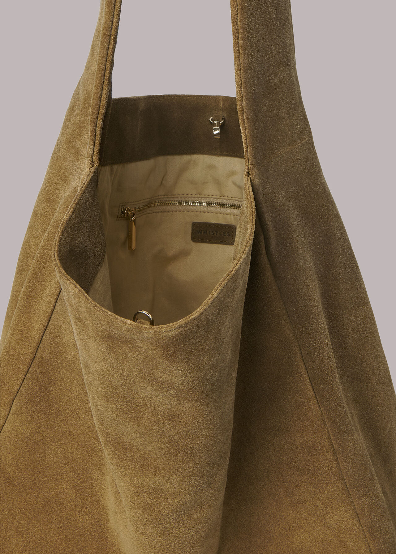 Laine Oversized Suede Hobo