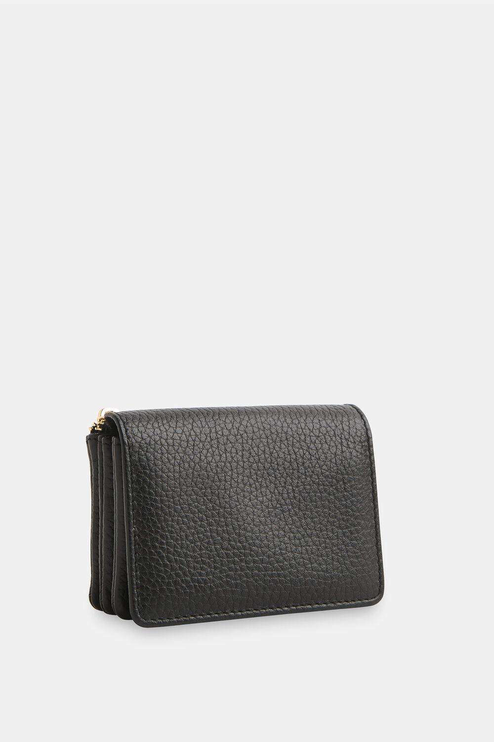 Black Eli Triple Pouch Compact Purse