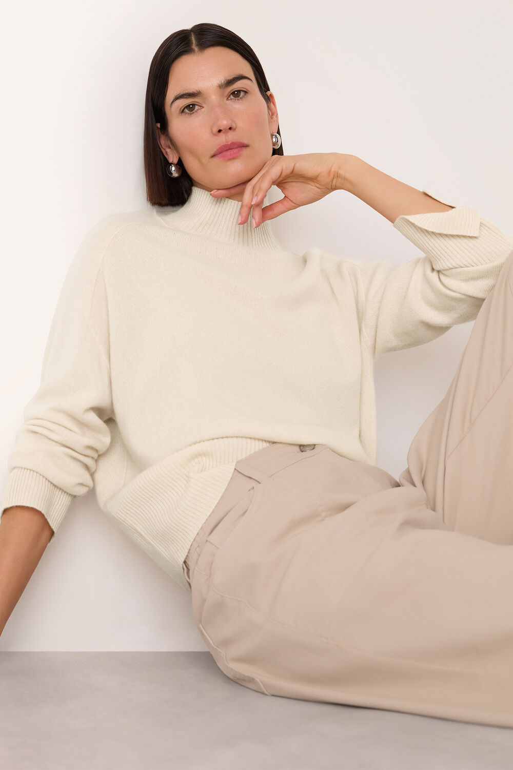 Cashmere Funnel Neck