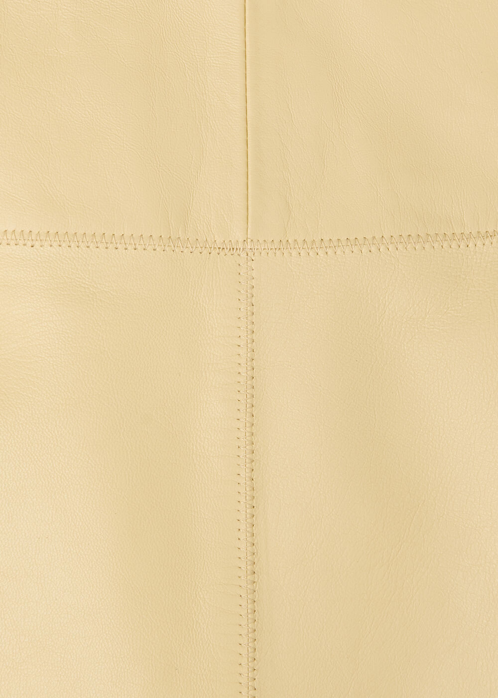Clean Leather Pencil Skirt
