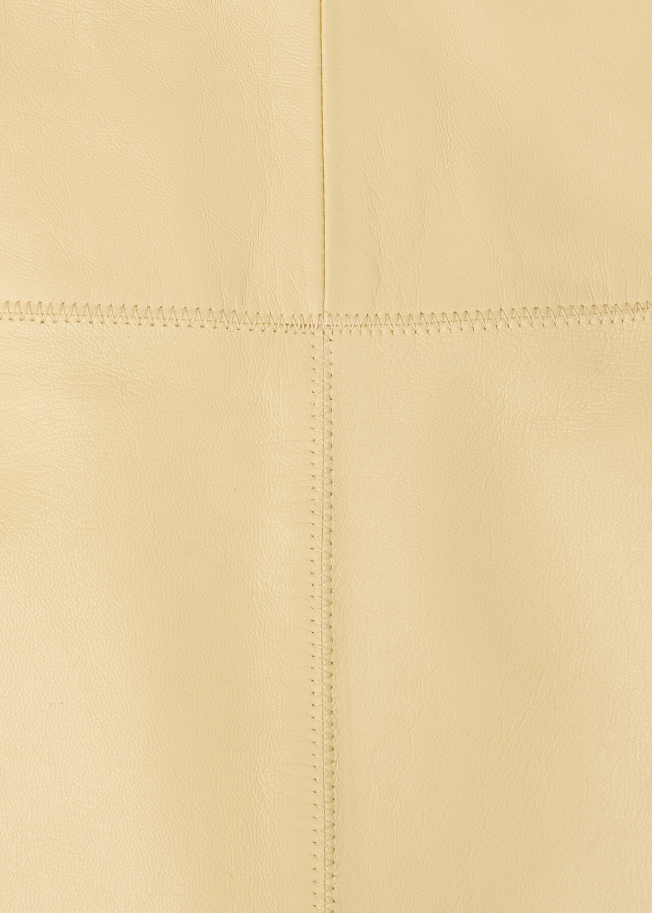 Clean Leather Pencil Skirt