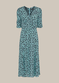 Midnight Meadow Floral Dress