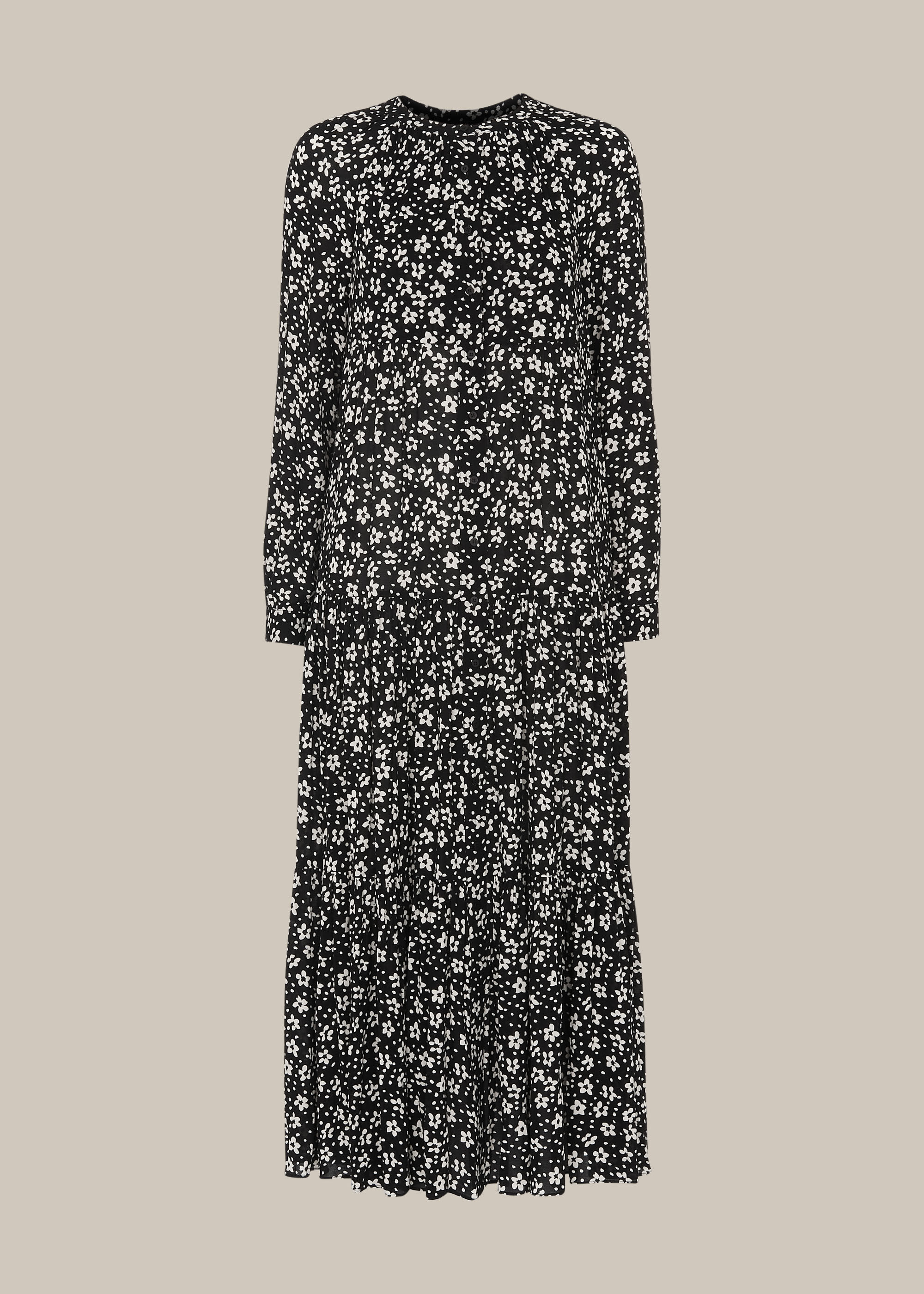 Daisy Spot Trapeze Dress