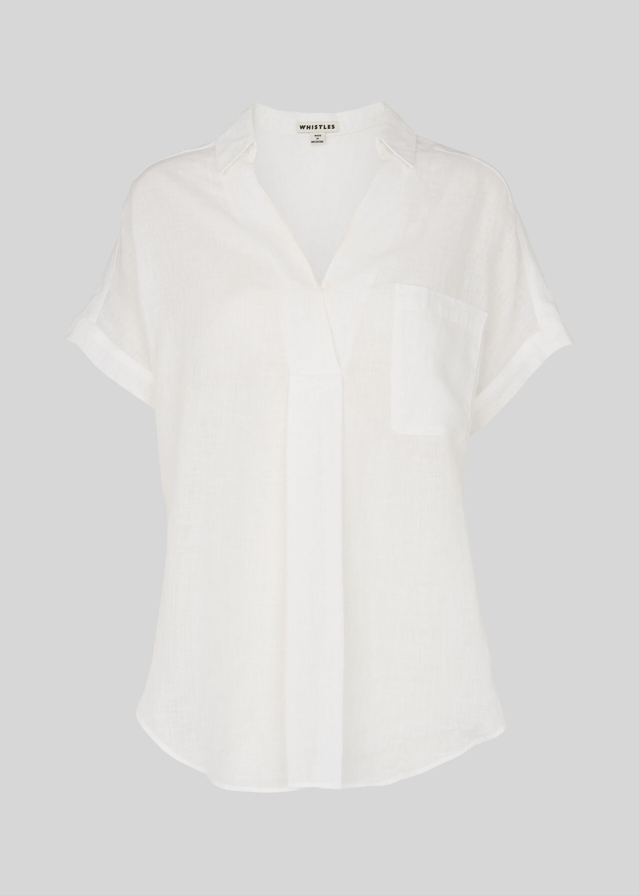 Lea Linen Shirt White