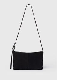 Ring Detail Suede Bag