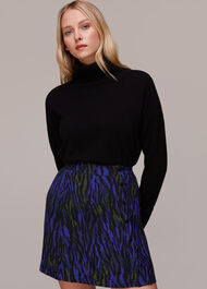 Watercolour Tiger Mini Skirt
